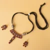 Terradugi Terracotta Necklace Set – Handmade Jewellery Online - maroon