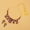 Terrami Terracotta Necklace Set – Handmade Jewellery Online - maroon