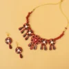 Terrami Terracotta Necklace Set – Handmade Jewellery Online - Red