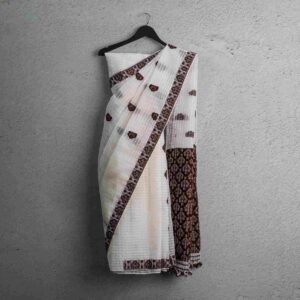 Gadi Diya Saree - Mocha Whisper