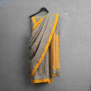 Nuni Silk Cotton Saree - Sunlit Drape