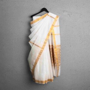 Cotton Saree - Temple Glow