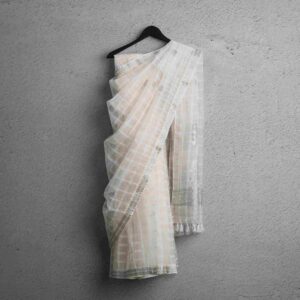 Gadi Diya Saree - Snowdrift