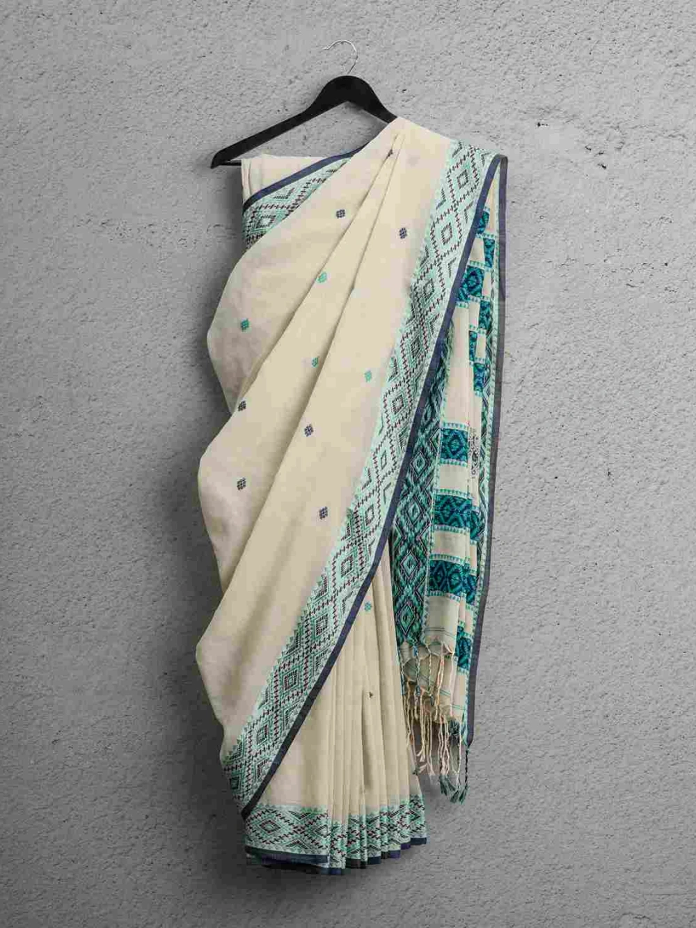 Cotton Saree – Aqua Drape