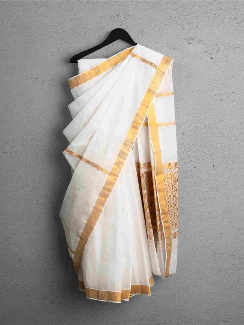 Cotton Saree – Temple Glow