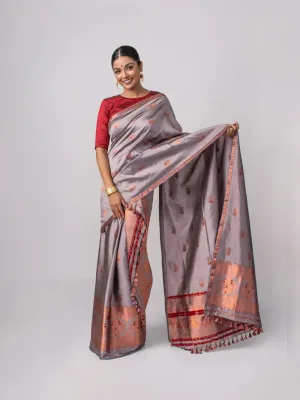 Assam Mulberry Silk (Pat) Sador Mekhela