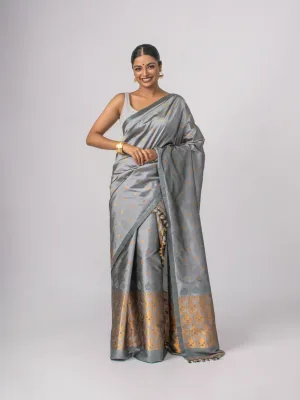 Assam Mulberry Silk (Pat) Sador Mekhela