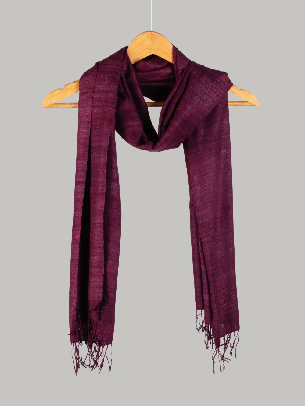 Natural Dye Plain Stole – Eri Silk