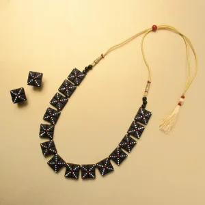 Chocolate Terracotta Jewellery Set – Premium Handmade from Bengal