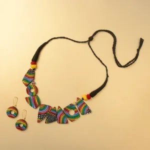 Kaotic Terracotta Jewellery Set – Shop Unique Terracotta Jewellery Online