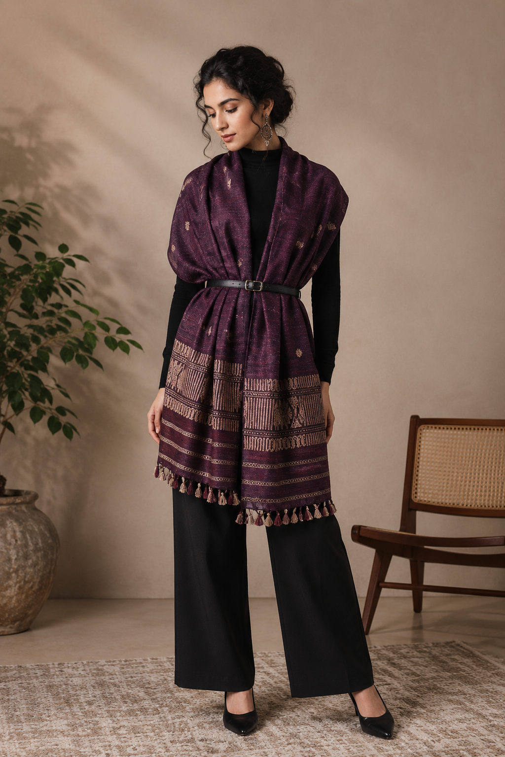 Contemporary Belted Style