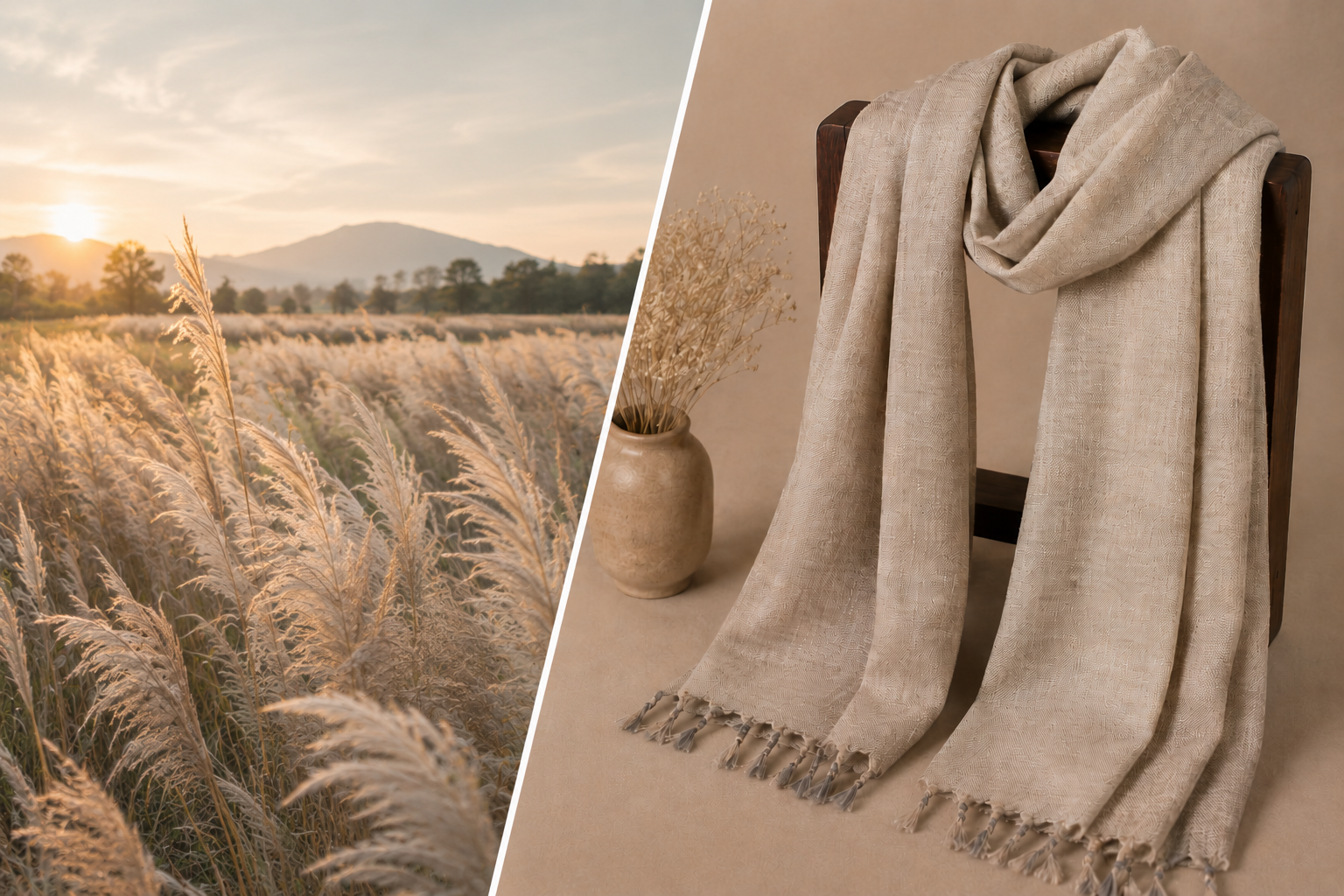 Warm Neutrals Tone Stole