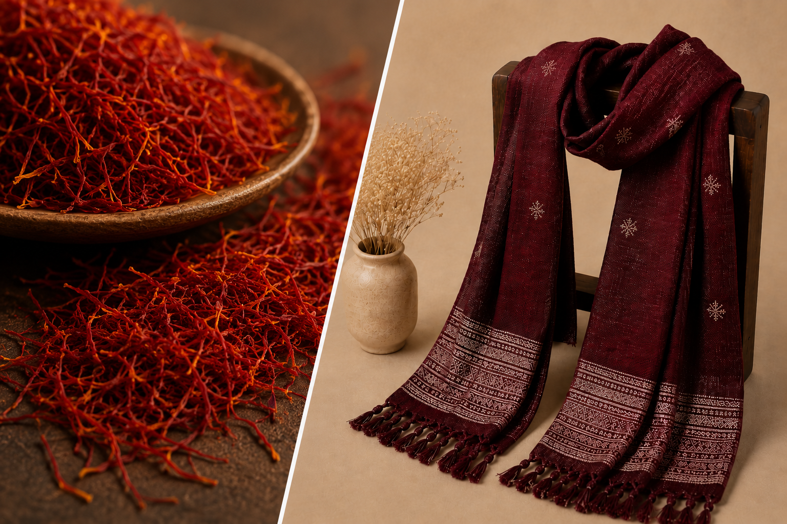 Classic Maroon Tone Stole