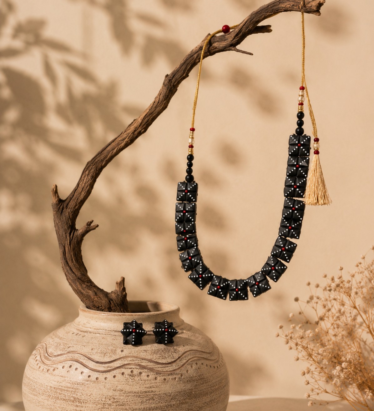Chocolate Terracotta Jewellery Set